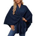thumbnail image 1 of Women's Elegant Shawl Wraps Soft Open Front Poncho Sweater for Spring Fall Winter, 1 of 6