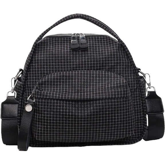 Women's Elegant Solid Color Shoulder Bag Fashionable Zipper Crossbody Bags Soft Top Handle Handbag Purse