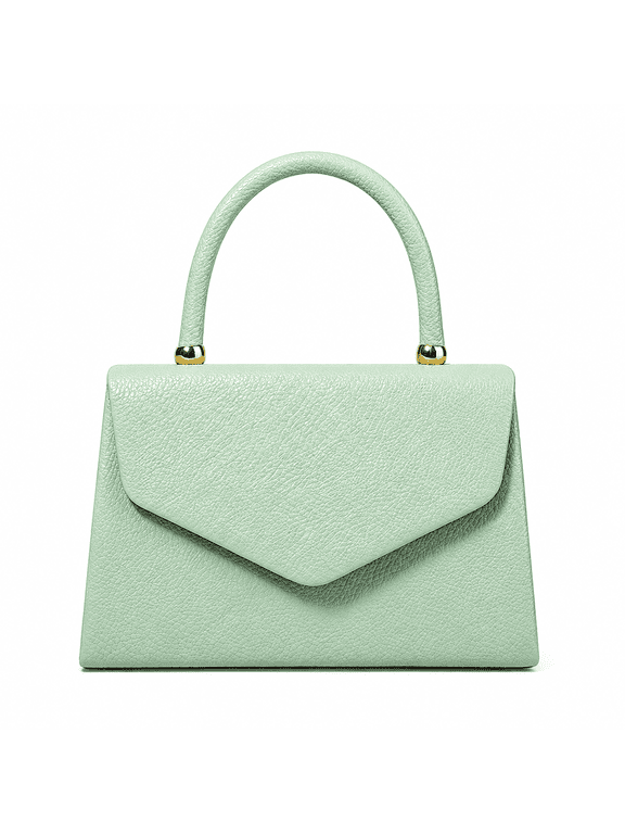 Women's Elegant Top Handle Handbag, Pebbled PU Leather Satchel Purse, Structured Shoulder Bag for Work, Party & Daily Use