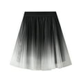 thumbnail image 1 of Women's Elegant Tulle Skirts, Gradient Color Elastic A-Line Layered Short Skirt Streetwear, 1 of 10