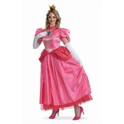 Women's Elevated Super Mario Bros™ Princess Peach Costume - Small 4-6 - Hallowee