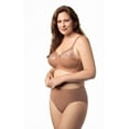thumbnail image 1 of Elila Women's Plus Size Back to Basics Softcup Bra, Full Coverage Wire-Free, Style 1301 Mocha, 1 of 2