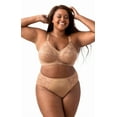 thumbnail image 1 of Elila Women&rsquo;s Plus Size Make It Lace Softcup, Full Coverage Wire-Free, Style 1303 Mocha, 1 of 4