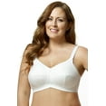 thumbnail image 1 of Women's Elila 1613 Cotton Cup Wireless Soft Cup Nursing Bra (White 42L), 1 of 3