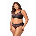 thumbnail image 1 of Elila Women's Plus Size Star Curves Softcup Bra, Full Coverage Wire-Free, Style 1801 Black, 1 of 3