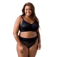 thumbnail image 1 of Elila Women's Plus Size Fancy Smooth Curves Molded Wire-Free Bra, Full Coverage , Style 1903 Black, 1 of 4