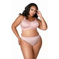 thumbnail image 1 of Elila Women&rsquo;s Plus Size Fancy Smooth Curves Molded Wire-Free Bra, Full Coverage , Style 1903 Dusty Rose, 1 of 4