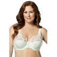 thumbnail image 1 of Women's Elila 2021 Glamour Satin & Embroidery Underwire Bra (Antique White 46F), 1 of 4