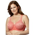 thumbnail image 1 of Women's Elila 2311 Full Coverage Stretch Lace Underwire Bra (Coral 44H), 1 of 12