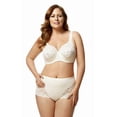 thumbnail image 1 of Elila Women's Plus Size Lacey Curves Underwire Bra, Full Coverage Support, Style 2311 Ivory, 1 of 3