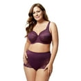 thumbnail image 1 of Elila Women's Plus Size Lacey Curves Underwire Bra, Full Coverage Support, Style 2311 Plum, 1 of 3