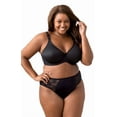 thumbnail image 1 of Elila Women's Plus Size Smooth Curves Molded Underwire, Medium Coverage & Support, Style 2411 Black, 1 of 5