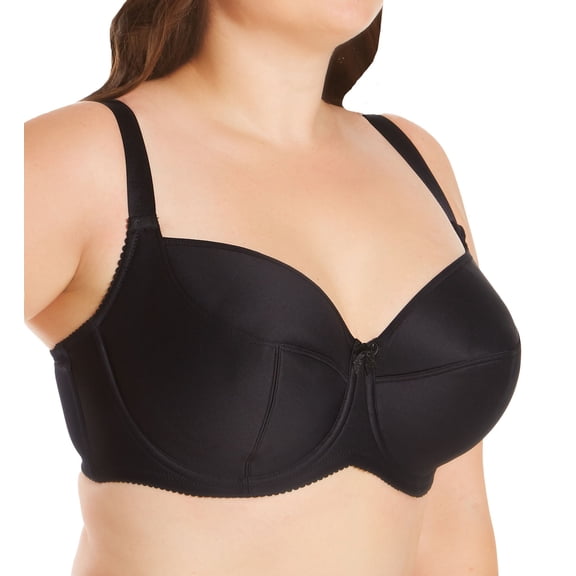 Women's Elila 2818 Balcony Underwire Bra (Black 40J)