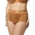 thumbnail image 1 of Women's Elila 3201 Leopard Lace and Microfiber Panty (Mocha XL), 1 of 4