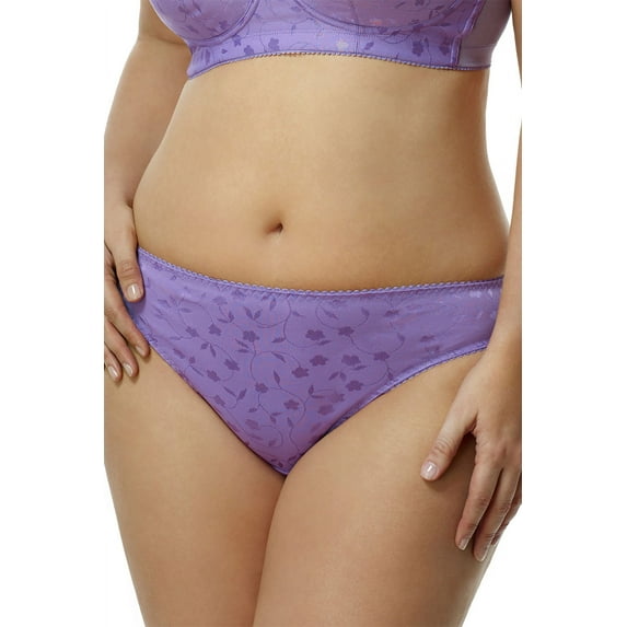 Women's Elila 3405 Jacquard Panty (Lilac 3X)