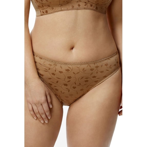 Women's Elila 3405 Jacquard Panty (Mocha 3X)