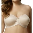 thumbnail image 1 of Women's Elila 4820 Strapless Molded Spacer Foam Underwire Bra (Nude 36F), 1 of 4