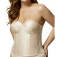 thumbnail image 1 of Women's Elila 6421 Long Strapless Longline Underwire Bra (Nude 48F), 1 of 4