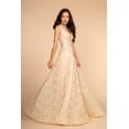 thumbnail image 1 of Women's Elizabeth K Pageant Dress Gl2580 Champagne Goldish Beige Size XL, 1 of 4