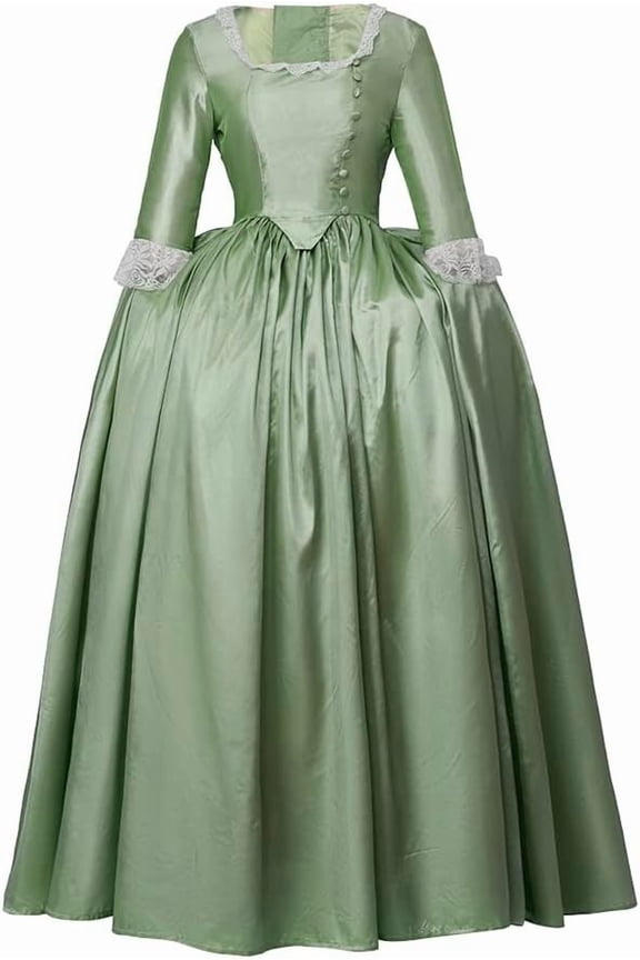 Women's Elizabeth Style Elegant Colonial Ball Gown Historical Dress