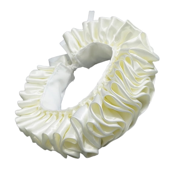 JUUNthy Women's Elizabethan Ruff Collar, Satin Renaissance Neck Ruff for Theater Cosplay Shakespeare Costume