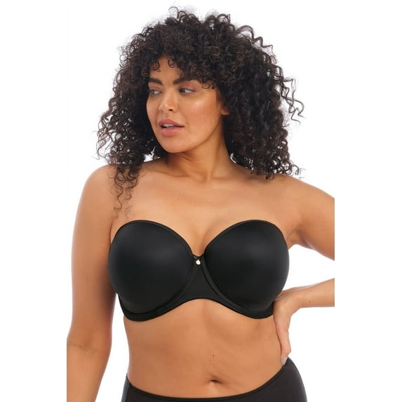 Women's Elomi Best EL4300 Smooth Underwire Moulded Convertible Strapless Bra (Sahara 42E)