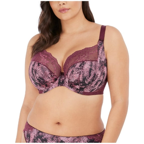 Women's Elomi Best EL4490 Lucie Underwire Stretch Cup Plunge Bra (Mambo 38HH)