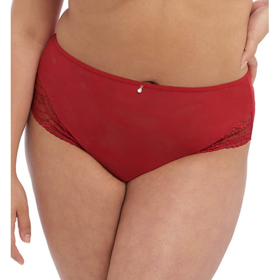Women's Elomi Best EL4555 Priya Full Brief Panty (Haute Red 2X)