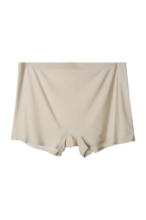 Women's Elongated Crotch Plus Size Belly Cinching High Waisted Breathable Briefs Bulk Panties