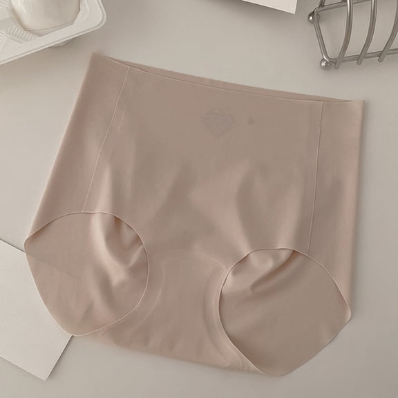 Women's Elongated Crotch Plus Size Belly Cinching High Waisted Breathable Briefs Women Underwear Lace Panties Shorts Underwear for Women Control Underwear for Women Panties Pack Womens Underwear