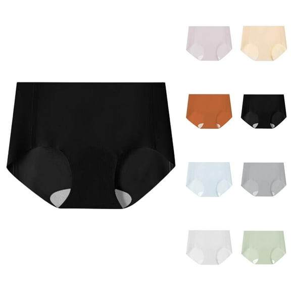 Women's Elongated Crotch Plus Size Belly Cinching High Waisted Breathable Briefs