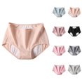 thumbnail image 1 of Women's Elongated Crotch Plus Size Belly Cinching High Waisted Breathable Briefs, 1 of 3