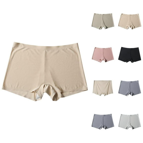 Women's Elongated Crotch Plus Size Belly Cinching High Waisted Breathable Briefs