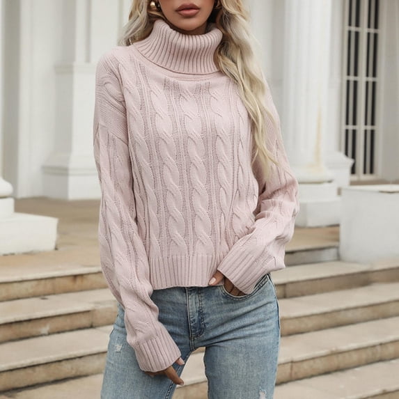 Women's Embellished Pullover Sweater Round Neck Casual Comfort for Everyday Wear