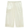 thumbnail image 1 of Women's Embroidered Bermuda Shorts High-Rise Knee Length Short Pant with Pockets, 1 of 6