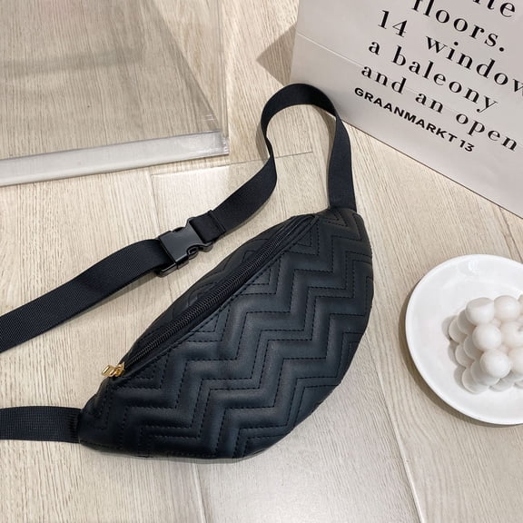 Women's Embroidered Waist Bag Classic Simple Ladies Bag Casual Versatile Chest Bag Women's Phone Bag