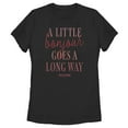 thumbnail image 1 of Women's Emily in Paris A Little Bonjour Goes a Long Way Graphic Tee Black Small, 1 of 4
