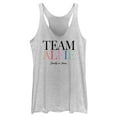 thumbnail image 1 of Women's Emily in Paris Team Alfie Racerback Tank Top White Heather X Small, 1 of 4