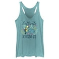 thumbnail image 1 of Women's Encanto Cultivate Kindness  Racerback Tank Top Tahiti Blue Large, 1 of 4