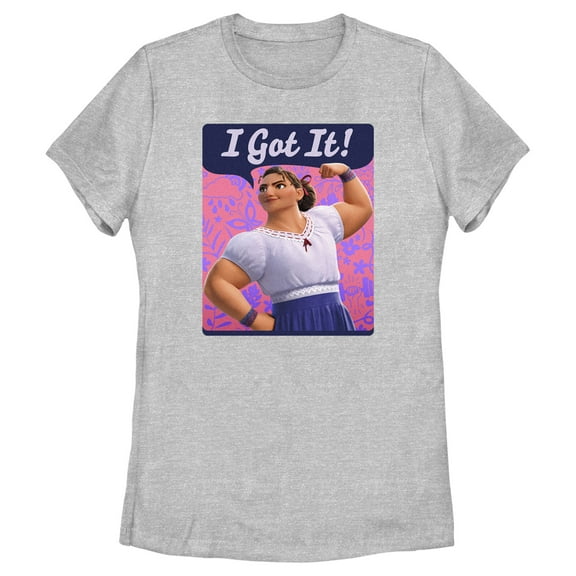 Women's Encanto Luisa I Got It! Graphic Tee Athletic Heather Large