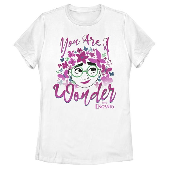 Women's Encanto Mirabel You are a Wonder Graphic Tee White Medium