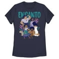 thumbnail image 1 of Women's Encanto The Family With Magical Gifts  Graphic Tee Navy Blue X Large, 1 of 4