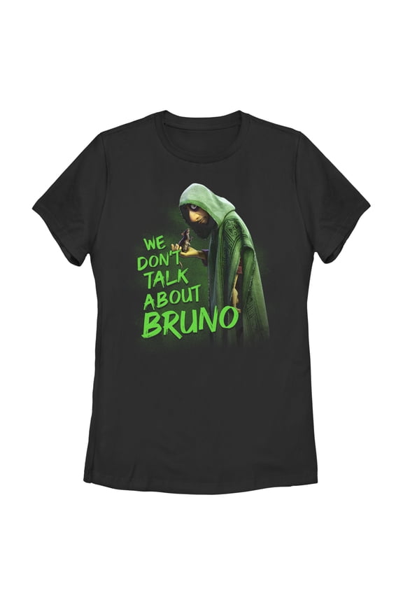 Women's Encanto We Don't Talk About Bruno Graphic Tee Black Medium