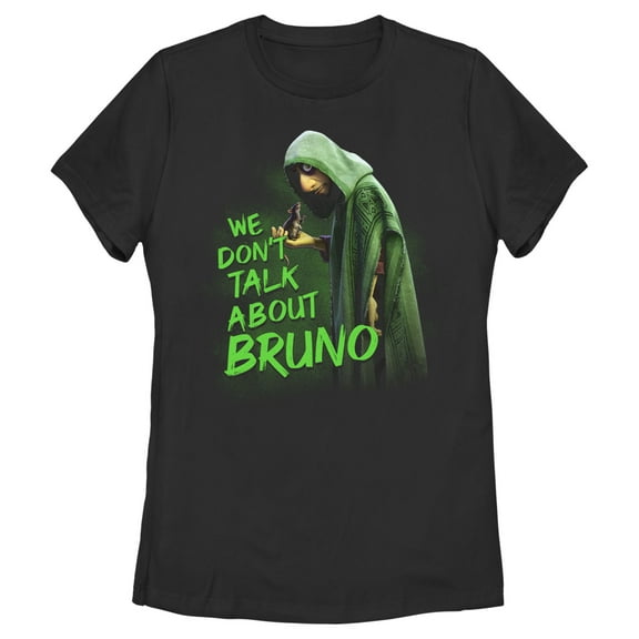 Women's Encanto We Don't Talk About Bruno Graphic Tee Black Small