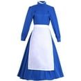 thumbnail image 1 of Women's Enchanted Howl's Blue Sophie Maid Dress & Jacket Set, 1 of 9