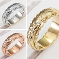 thumbnail image 1 of New Women's Engraved Plumeria Flower Ring, 1 of 2