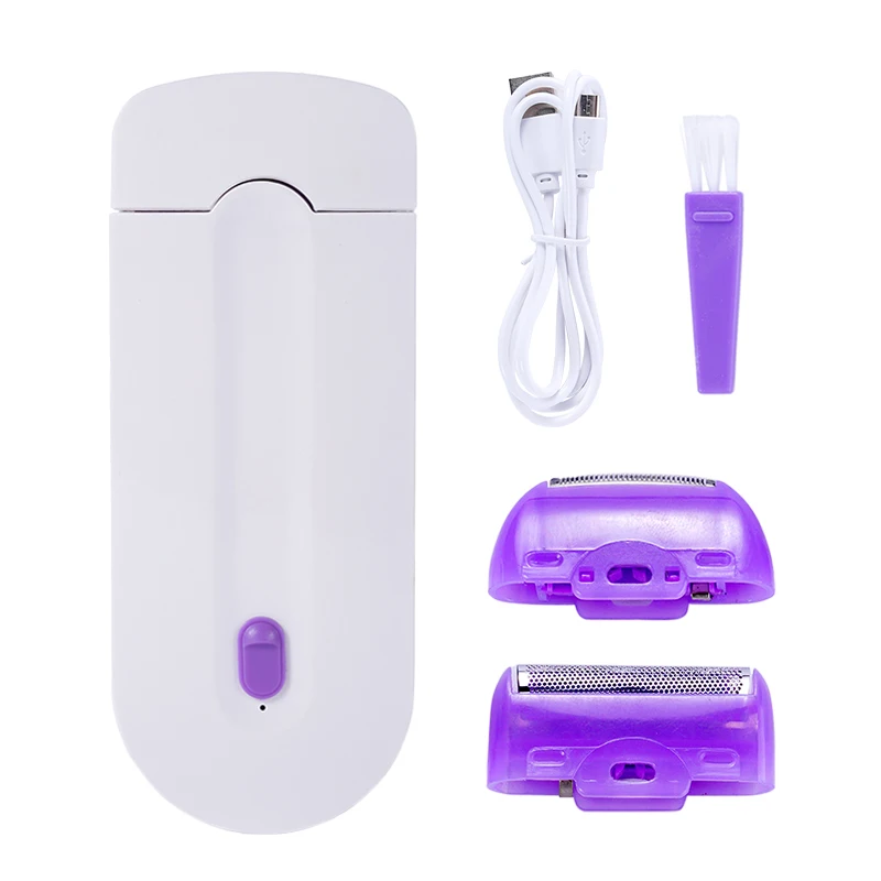 Women's Epilator Painless 2 IN 1 Hair Remover Epilator Body Face Leg Bikini Shaver Hair Removal Hair Trimmer Shaving Device