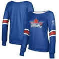 thumbnail image 1 of Women's Epoch Lacrosse Blue Toronto Rock Boat Neck Pullover Sweatshirt, 1 of 3