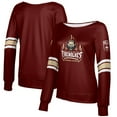 thumbnail image 1 of Women's Epoch Lacrosse Maroon Albany FireWolves Boat Neck Pullover Sweatshirt, 1 of 3