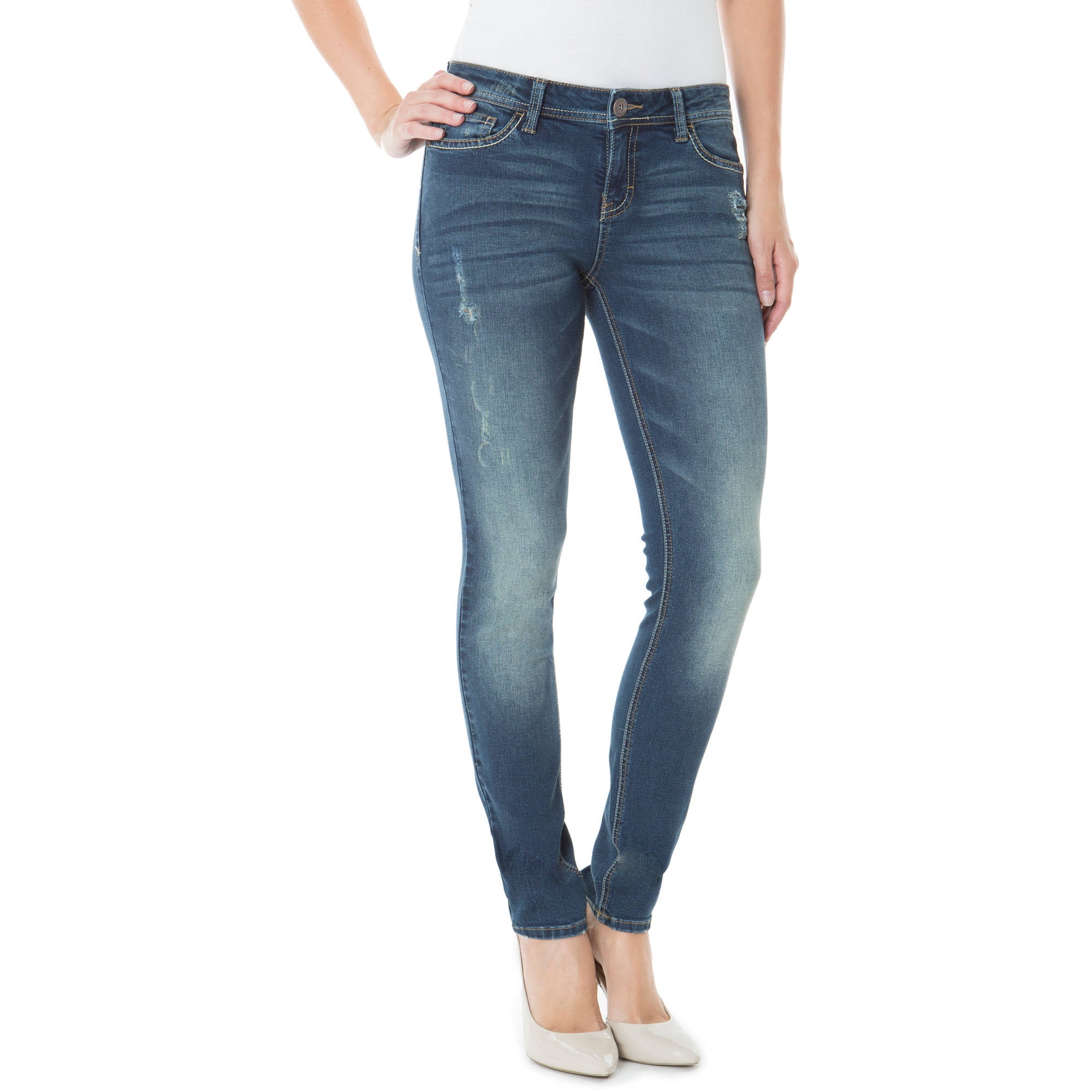 Women's Essential Destructed Skinny Jean